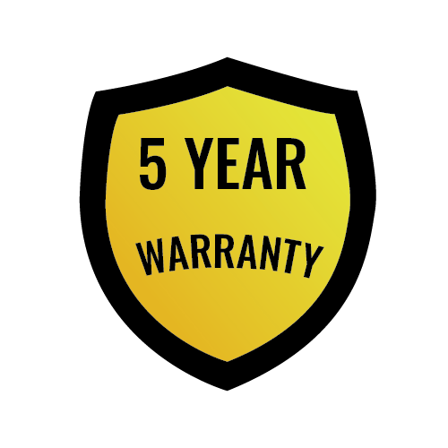 5 Year Warrenty